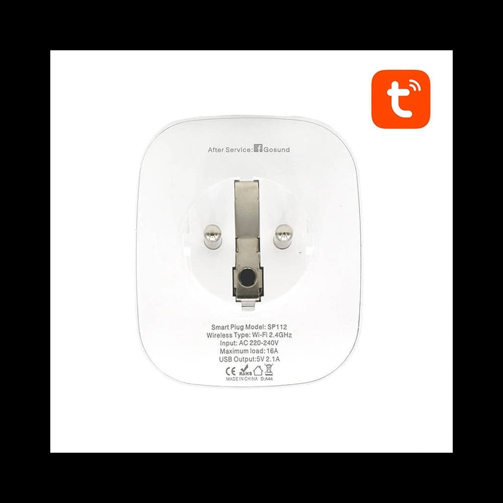 Intelligens WiFi aljzat Gosund SP112 2xUSB Tuya - 4