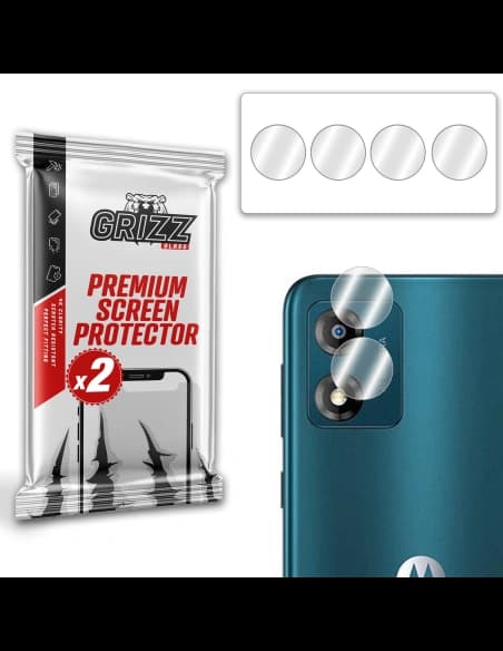 Glas für die Kamera GrizzGlass HybridGlass für Motorola Moto E13