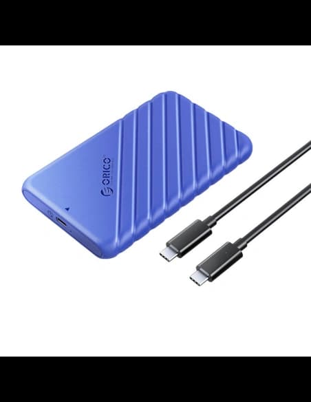Festplattengehäuse HDD/SSD 2,5 Zoll Orico, 6 Gbps, USB-C 3.1 Gen1 (blau)