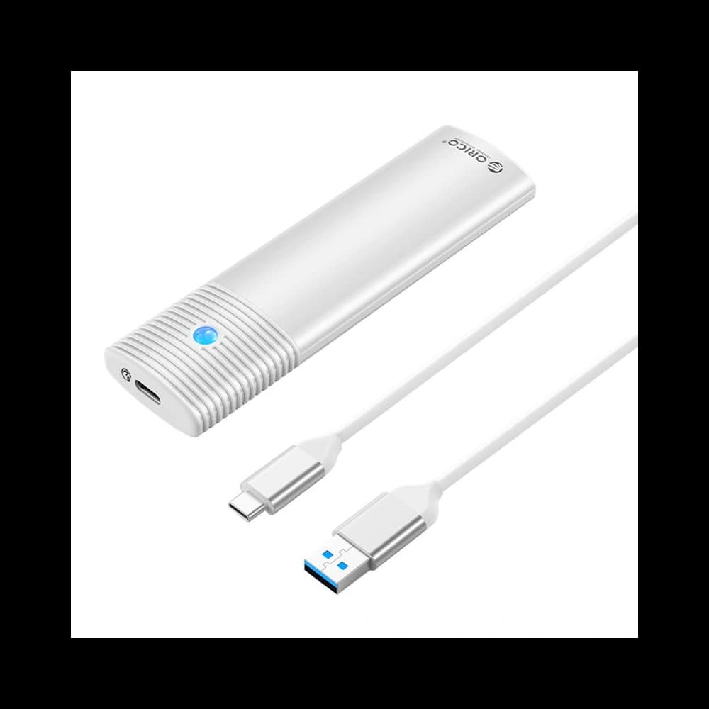 Externe Gehäuse für M.2 SATA SSD, Orico PWM2-WH-EP USB-C, 5Gbps (silber) - 2