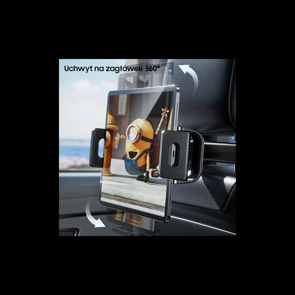 AWEI X40 schwarz/schwarzer Kopfstützenhalter - 7