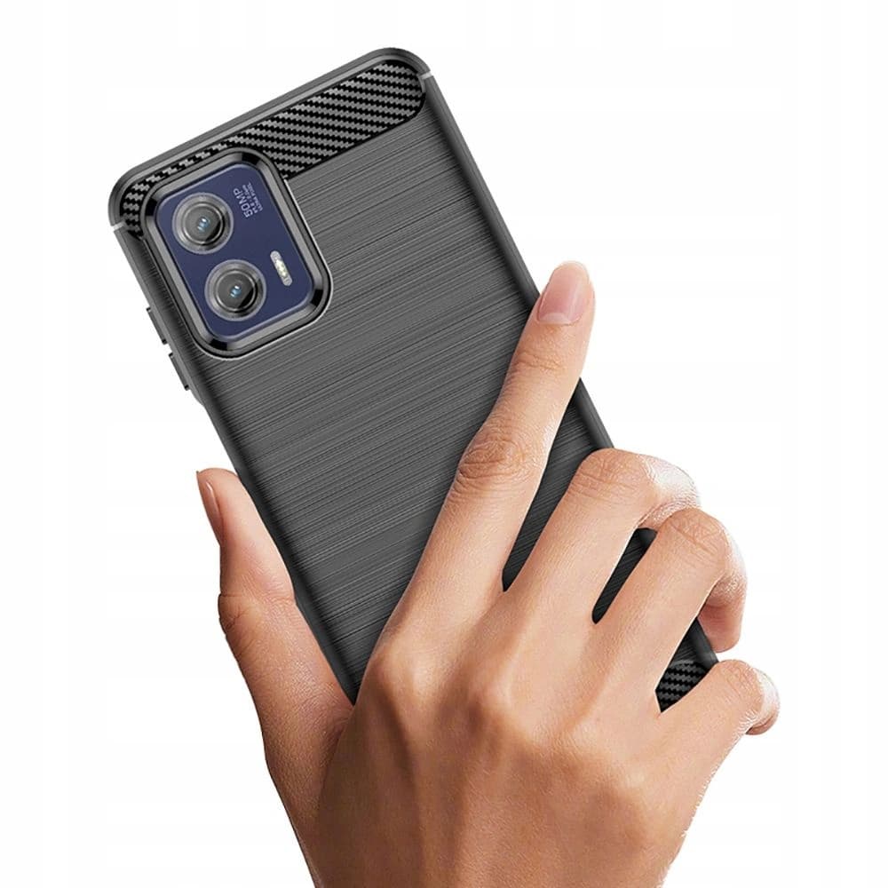 Etui Tech-Protect TPUCarbon Motorola Moto G73 5G Negru - 2