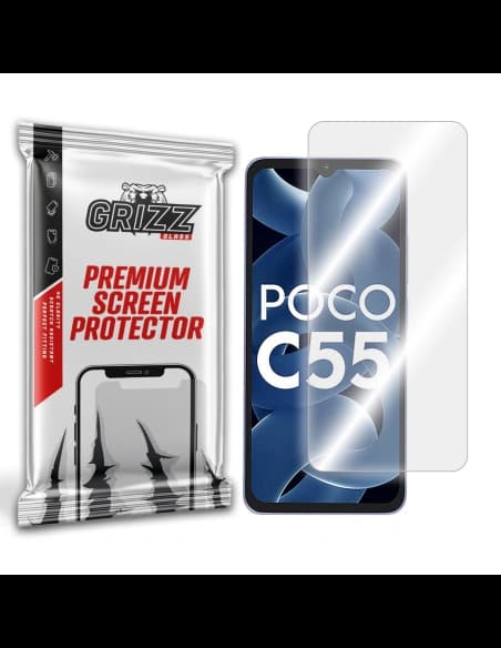 GrizzGlass Xiaomi Hybridglas HybridGlass für Poco C55