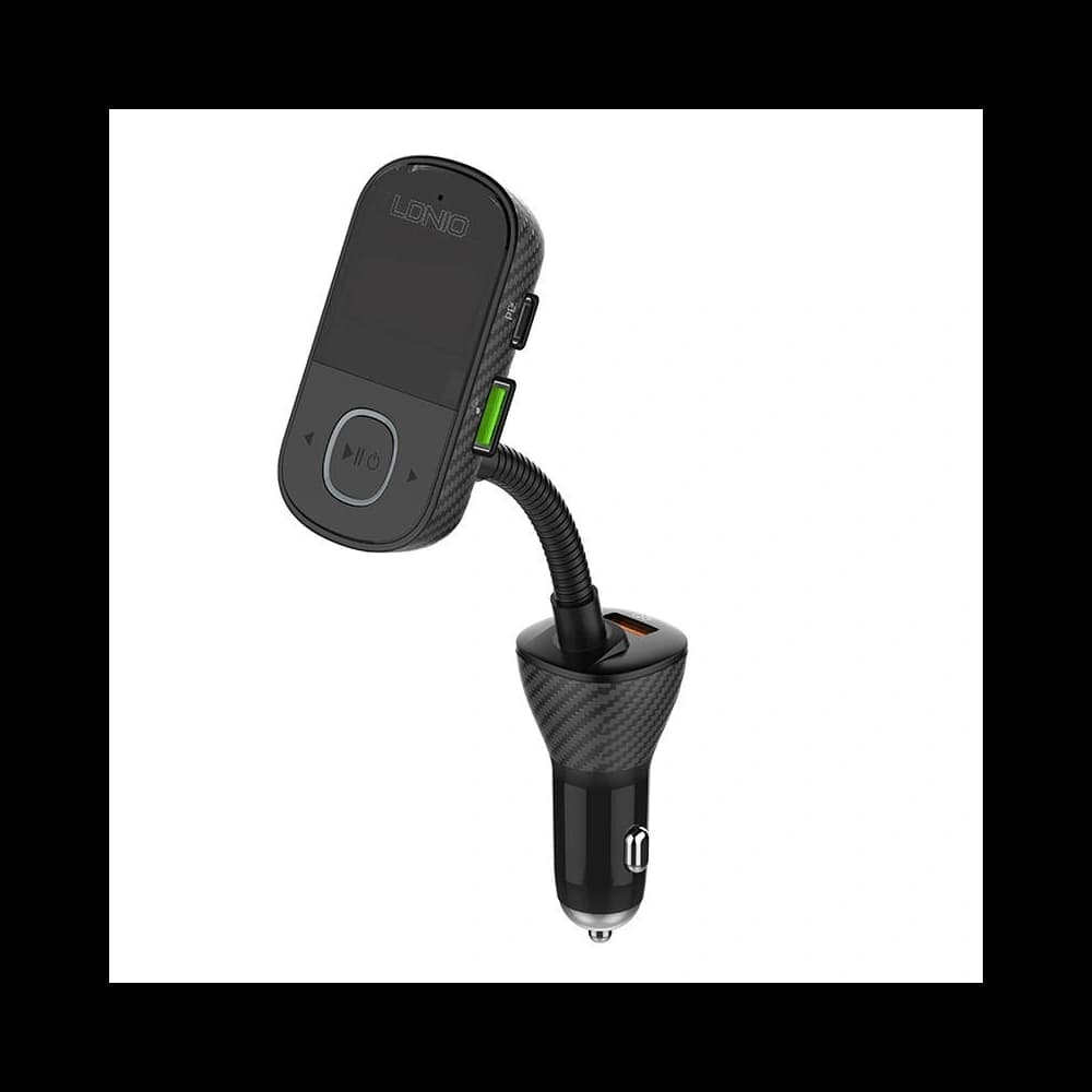 FM adó LDNIO C705Q Bluetooth 2xUSB-A, USB-C + USB-C kábel - 3