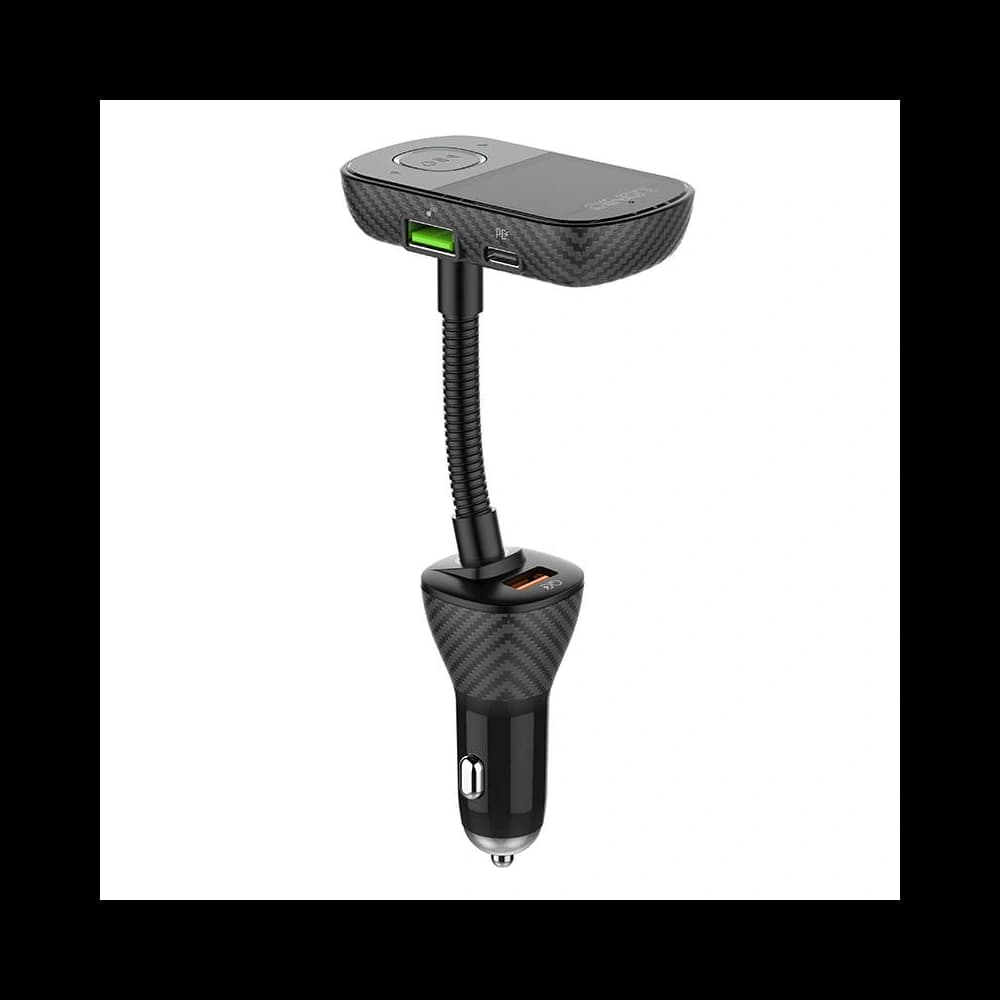 FM adó LDNIO C705Q Bluetooth 2xUSB-A, USB-C + Lightning kábel - 4