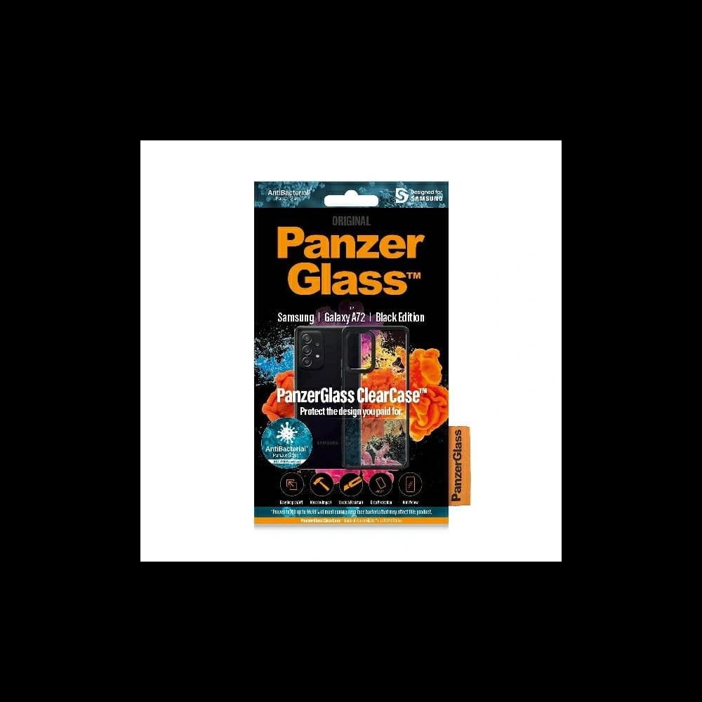 Etui PanzerGlass ClearCase Samsung Galaxy A72 černý/black - 4