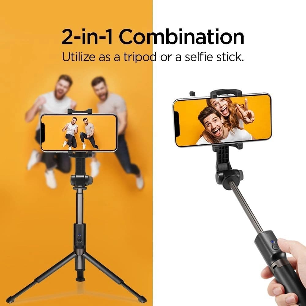 Spigen S540W Wireless Selfie Stick Stativ Schwarz - 17