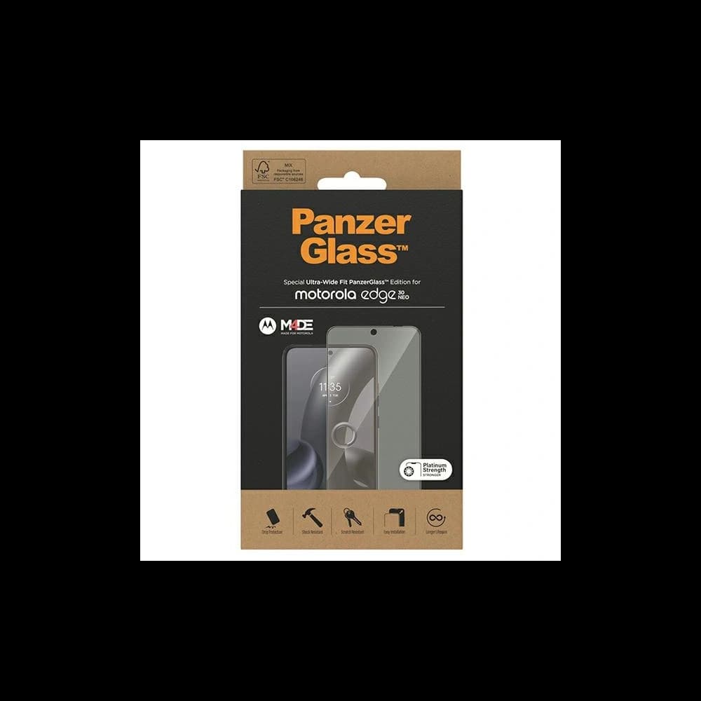 Edzett üveg PanzerGlass Ultra-Wide Fit Motorola Moto Edge 30 Neo 6569 - 3