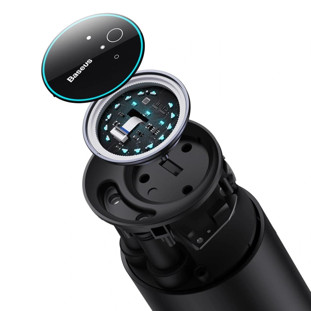 Automobilový osvěžovač vzduchu Baseus černý (bílý čaj / šťavnatý broskev) + kabel USB-C 1m - 8