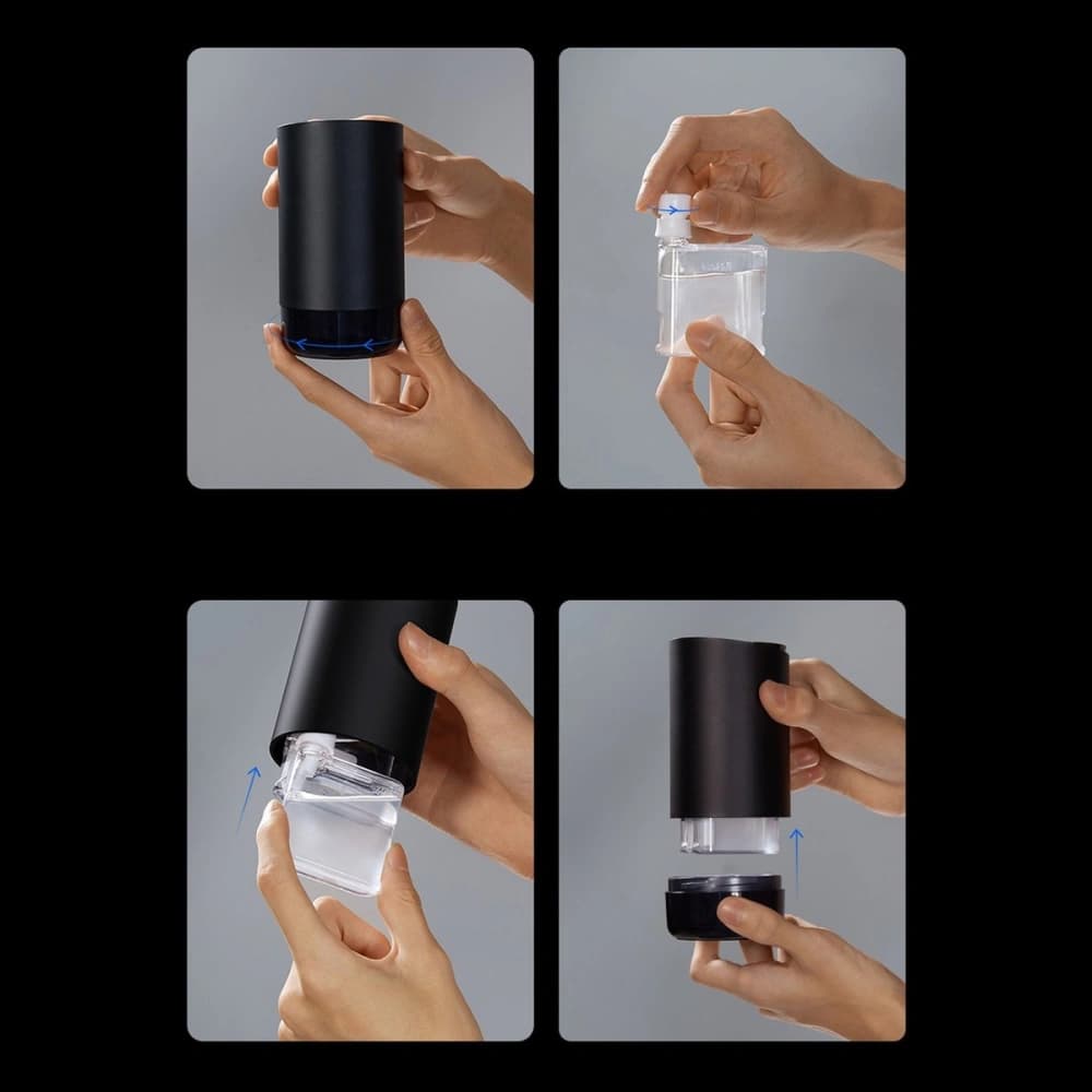 Automobilový osvěžovač vzduchu Baseus černý (bílý čaj / šťavnatý broskev) + kabel USB-C 1m - 20