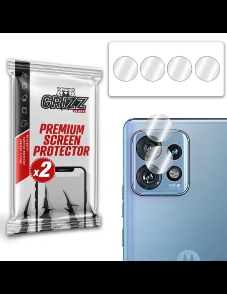 GrizzGlass HybridGlass Kameraglas für Motorola Edge 40 Pro