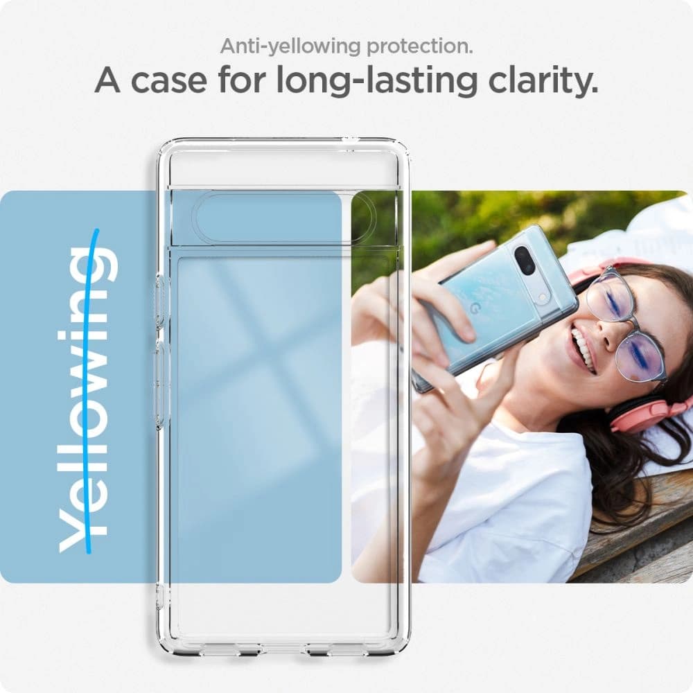 Spigen Hülle Ultra Hybrid Google Pixel 7a Kristallklar - 9