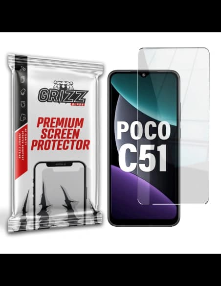 GrizzGlass Xiaomi Hybridglas HybridGlass für Poco C51