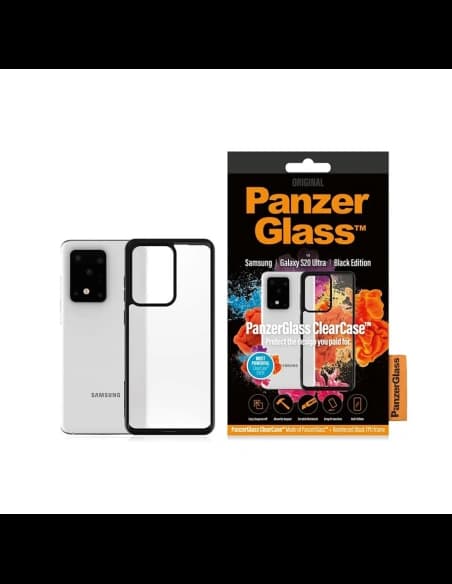 PanzerGlass ClearCase Samsung Galaxy S20 Ultra black
