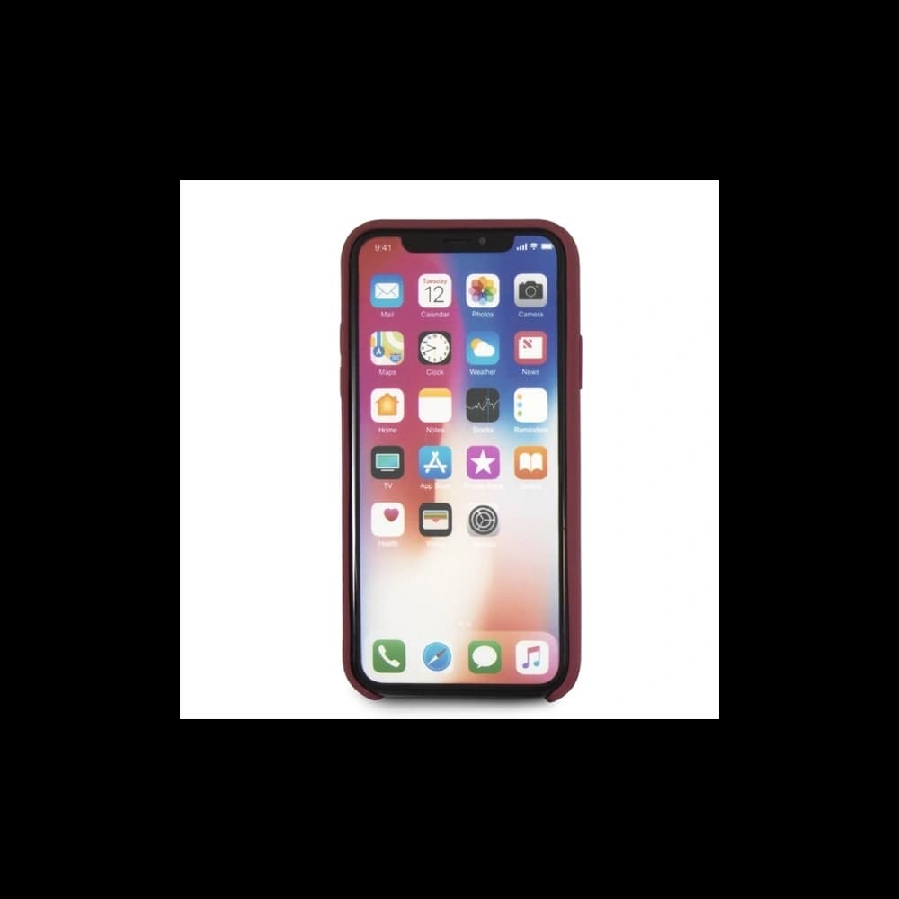 Etui Mercedes AMG MEHCPXSILRE Apple iPhone XS/X kemény tok piros/red - 4