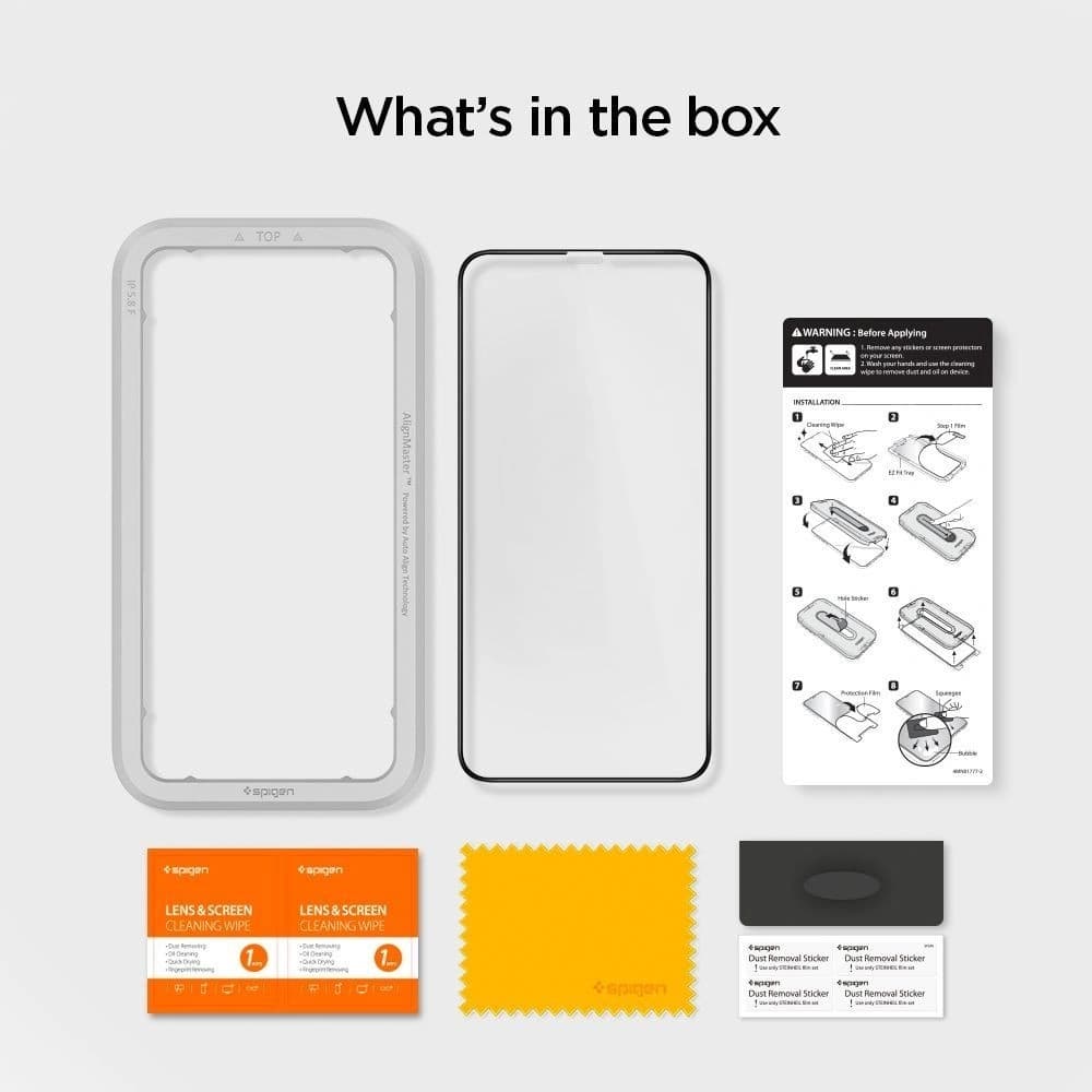 Spigen GLAS.tR AlignMaster Apple iPhone 11 Black - 7