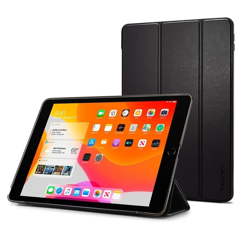 Etui Spigen Smart Fold Apple iPad 10.2 2019 Fekete