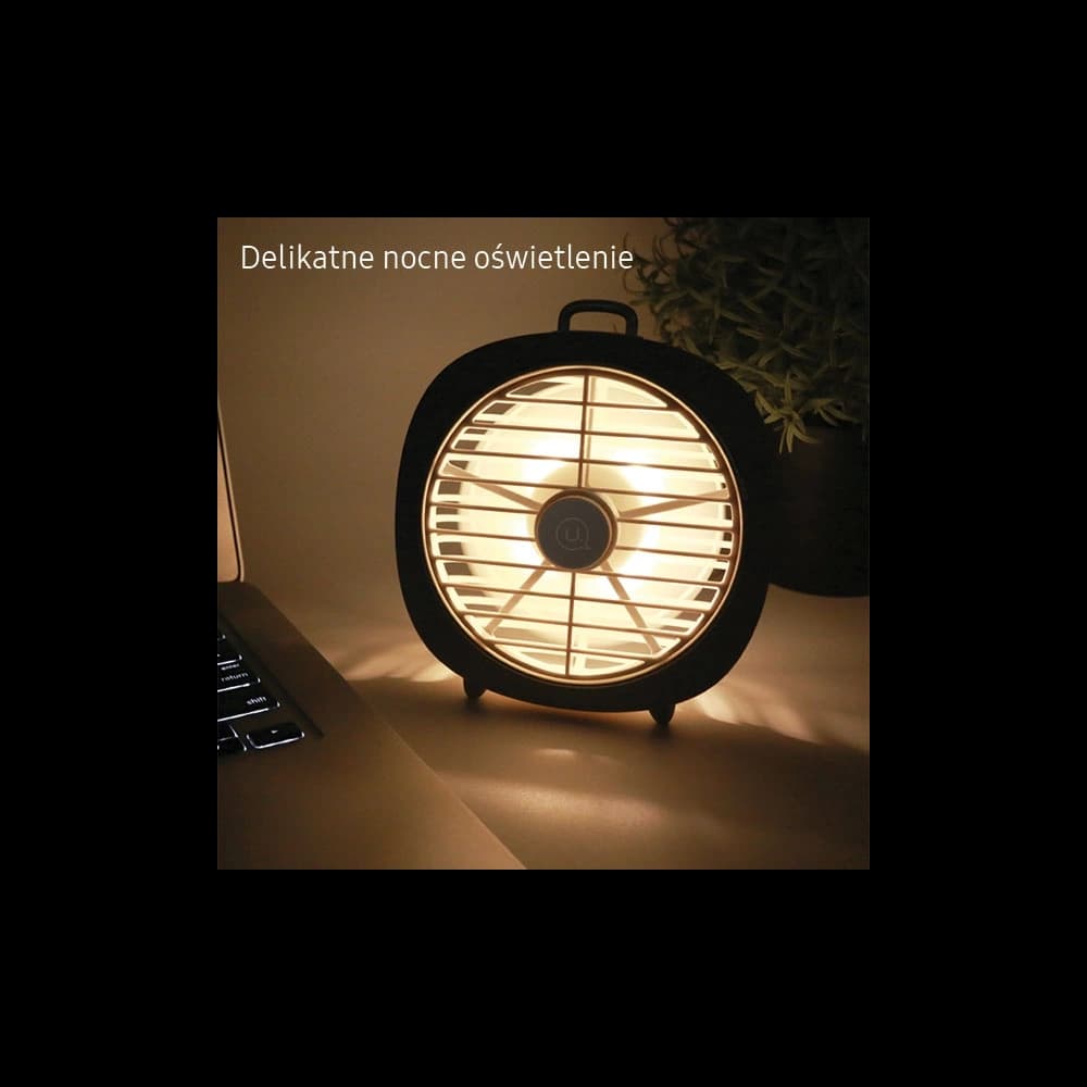 USAMS Desktop Mini Fan with LED pink (US-ZB065) - 6