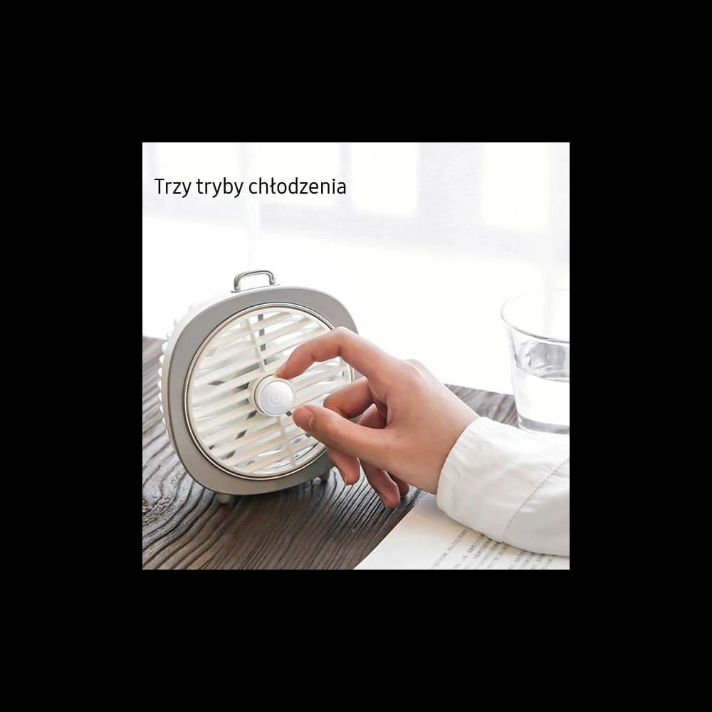 USAMS Desktop Mini Fan with LED pink (US-ZB065) - 8