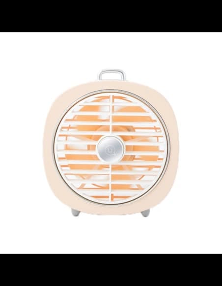USAMS Desktop Mini Fan with LED pink (US-ZB065)