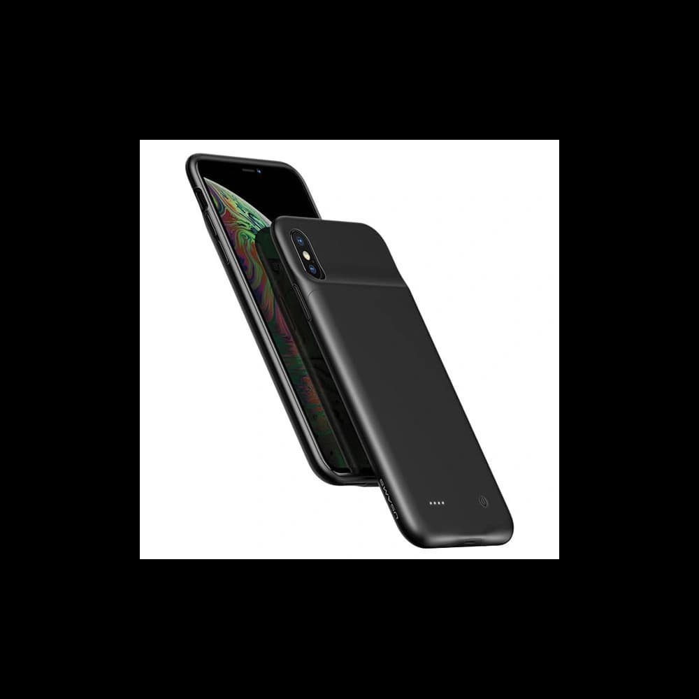 Etui powerbank USAMS Power Case Apple iPhone XS Max 4000mAh negru/black (US-CD69)