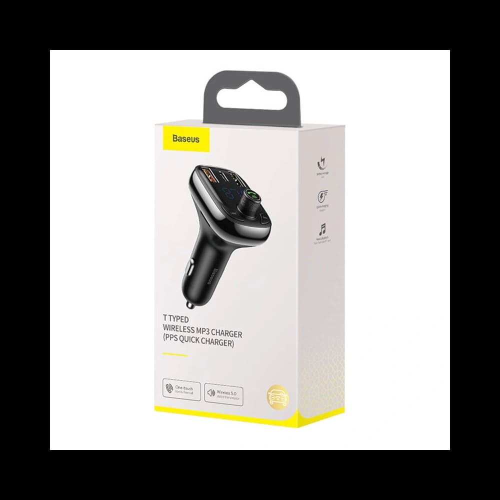 Transmițător auto Baseus Bluetooth MP3 S-13 (negru) - 7