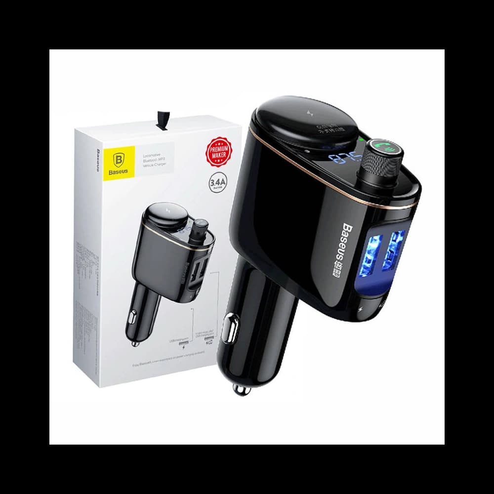 Transmițător auto Baseus Bluetooth MP3 S-06 (negru)