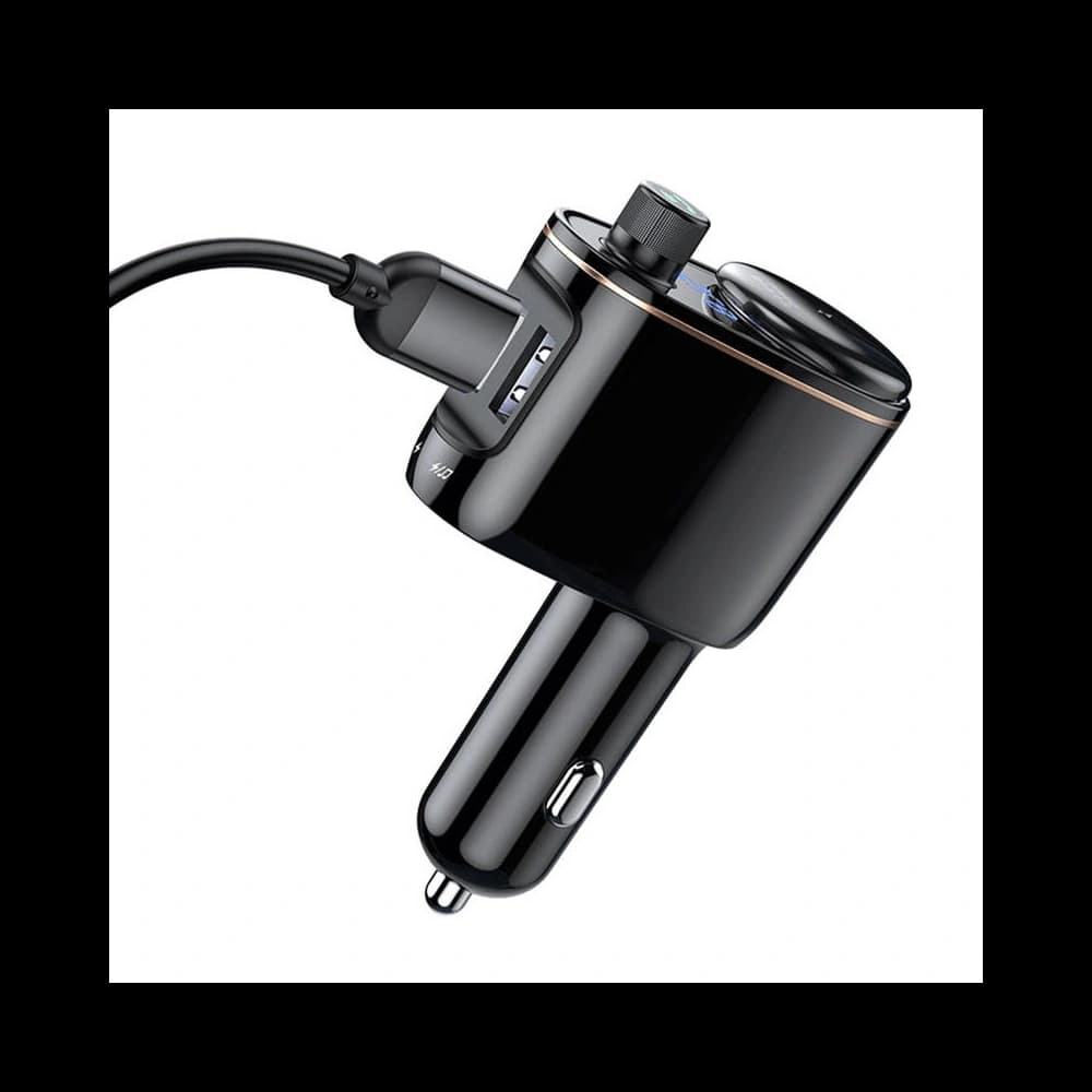 Transmițător auto Baseus Bluetooth MP3 S-06 (negru) - 5