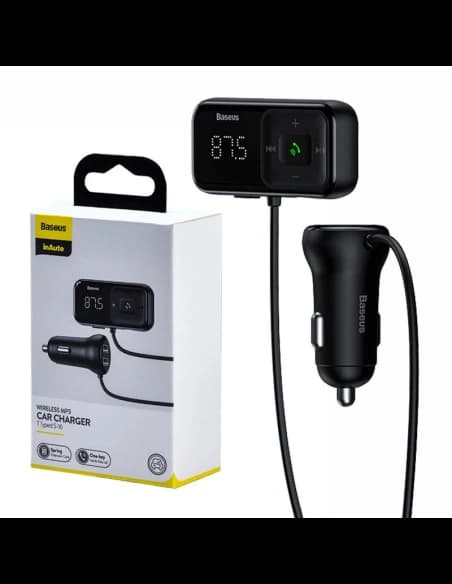 Transmițător auto Baseus Bluetooth MP3 S-16 (negru)