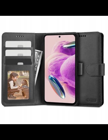 Etui Tech-Protect Wallet Xiaomi Redmi Note 12s černé