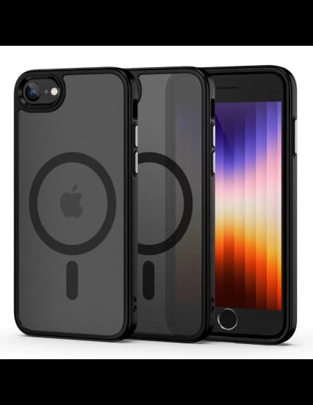 Etui Tech-Protect Magmat MagSafe Apple iPhone SE 2022/SE 2020/8/7 Matt Fekete