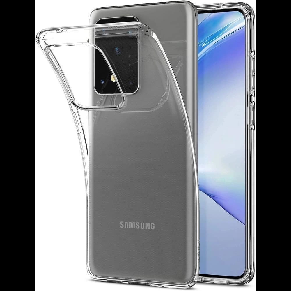 Case Spigen Liquid Crystal Samsung Galaxy S20 Ultra Crystal Clear