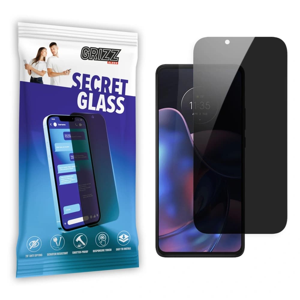 GrizzGlass Matte SecretGlass Motorola Edge 20 Pro 5G-hez