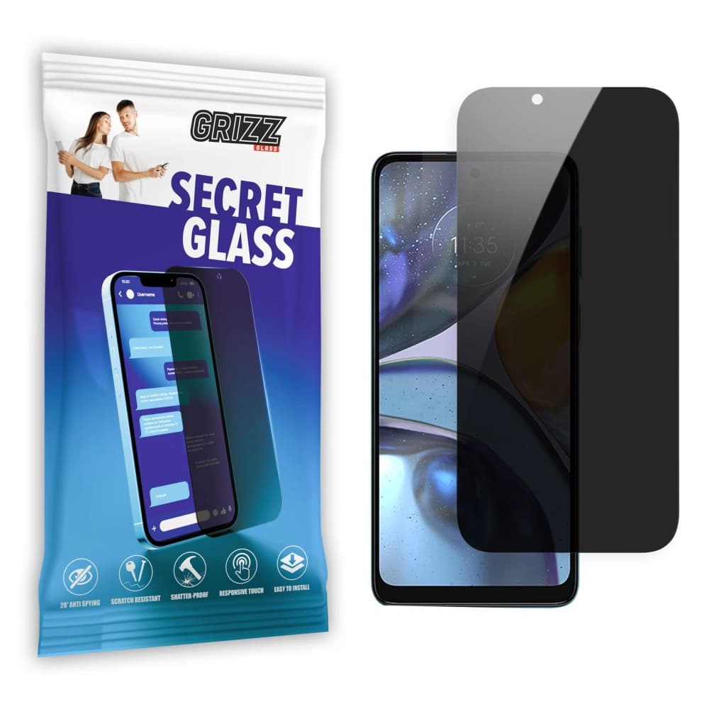 GrizzGlass Matte SecretGlass Motorola Moto G22