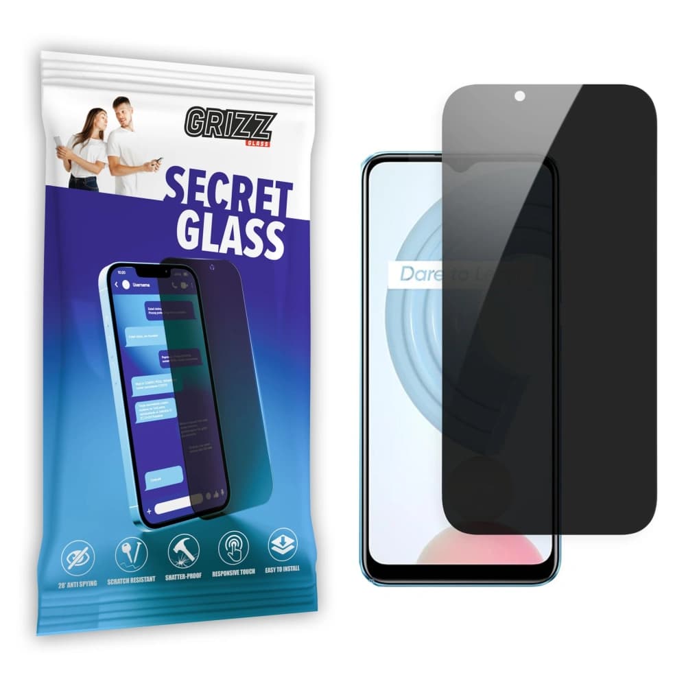 GrizzGlass Matte SecretGlass Realme C21-hez