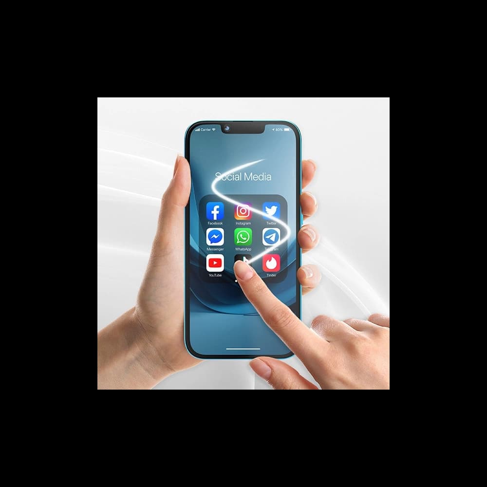 GrizzGlass Matte SecretGlass Samsung Galaxy F13-hoz - 4