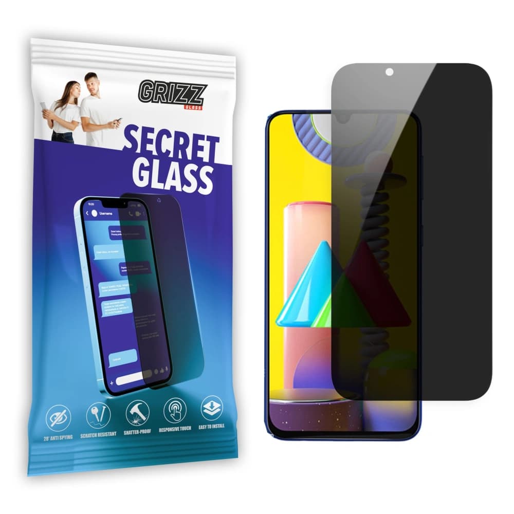 GrizzGlass Matte SecretGlass Samsung Galaxy M31 Prime-hoz