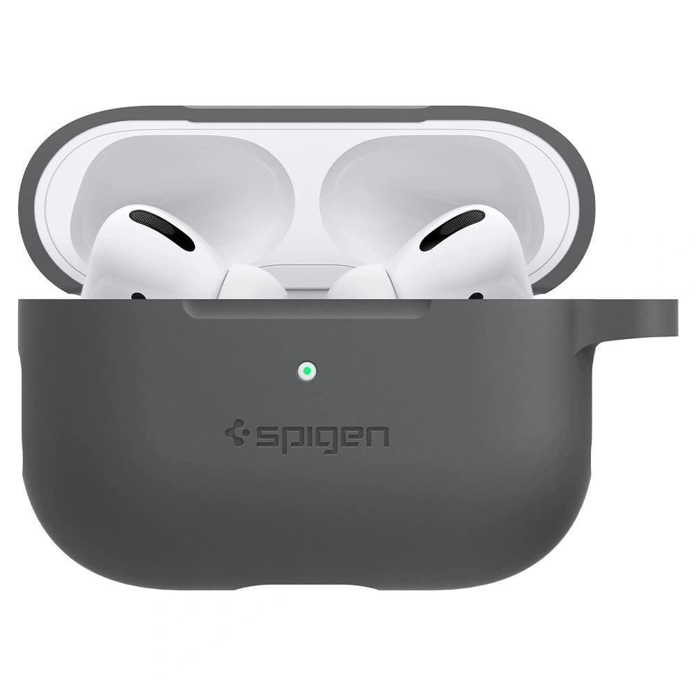 Case Spigen Silicone Fit Airpods Pro Charcoal - 2