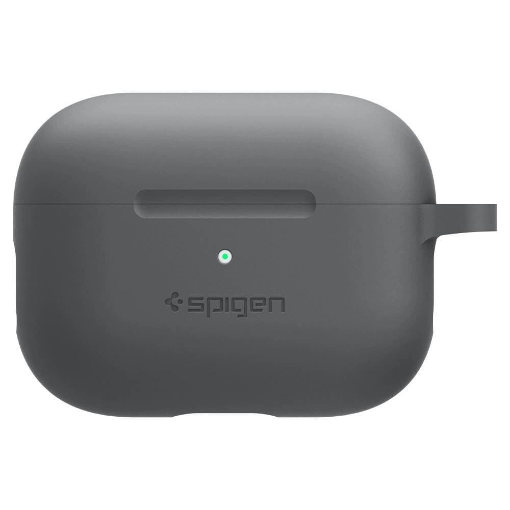 Case Spigen Silicone Fit Airpods Pro Charcoal - 3