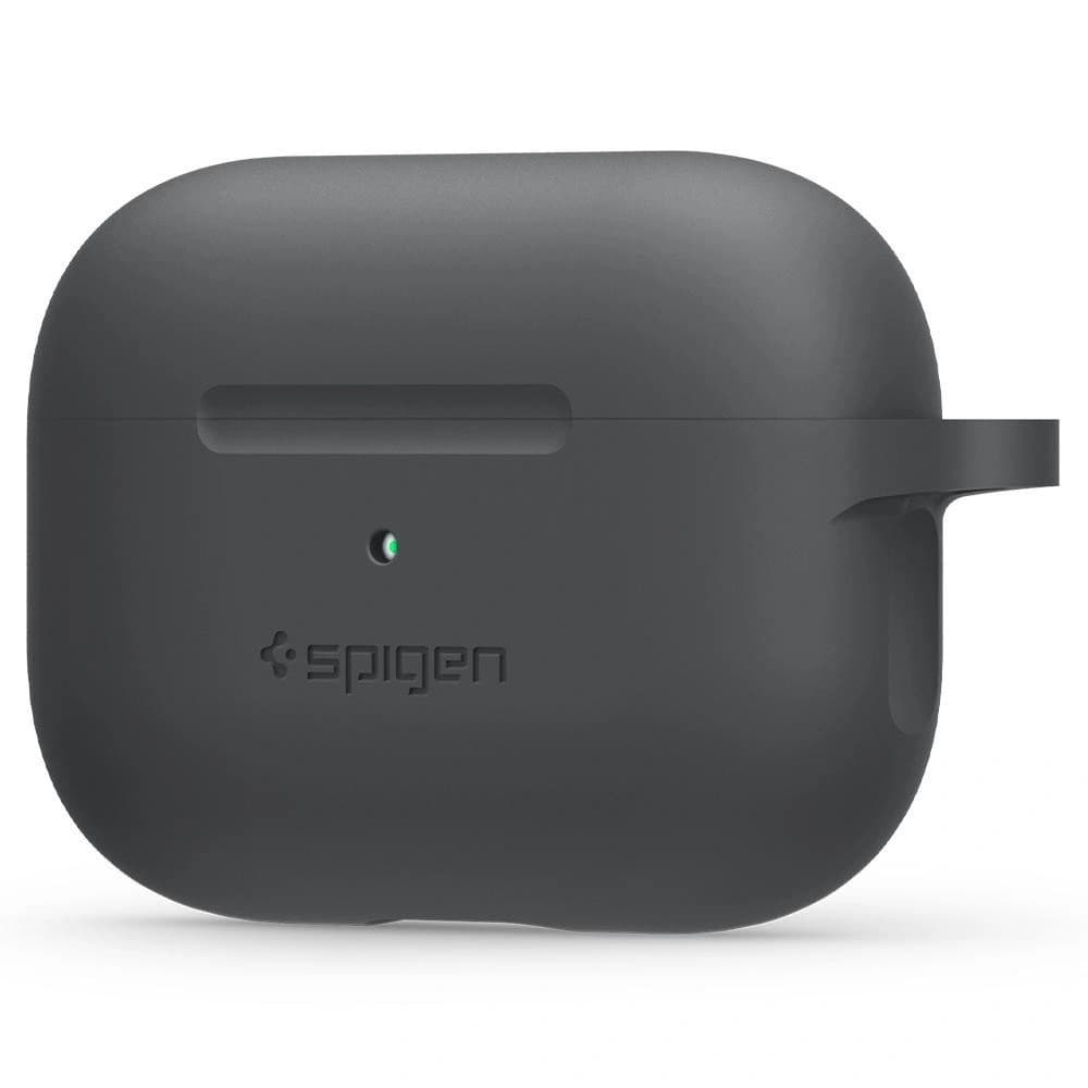 Case Spigen Silicone Fit Airpods Pro Charcoal - 5