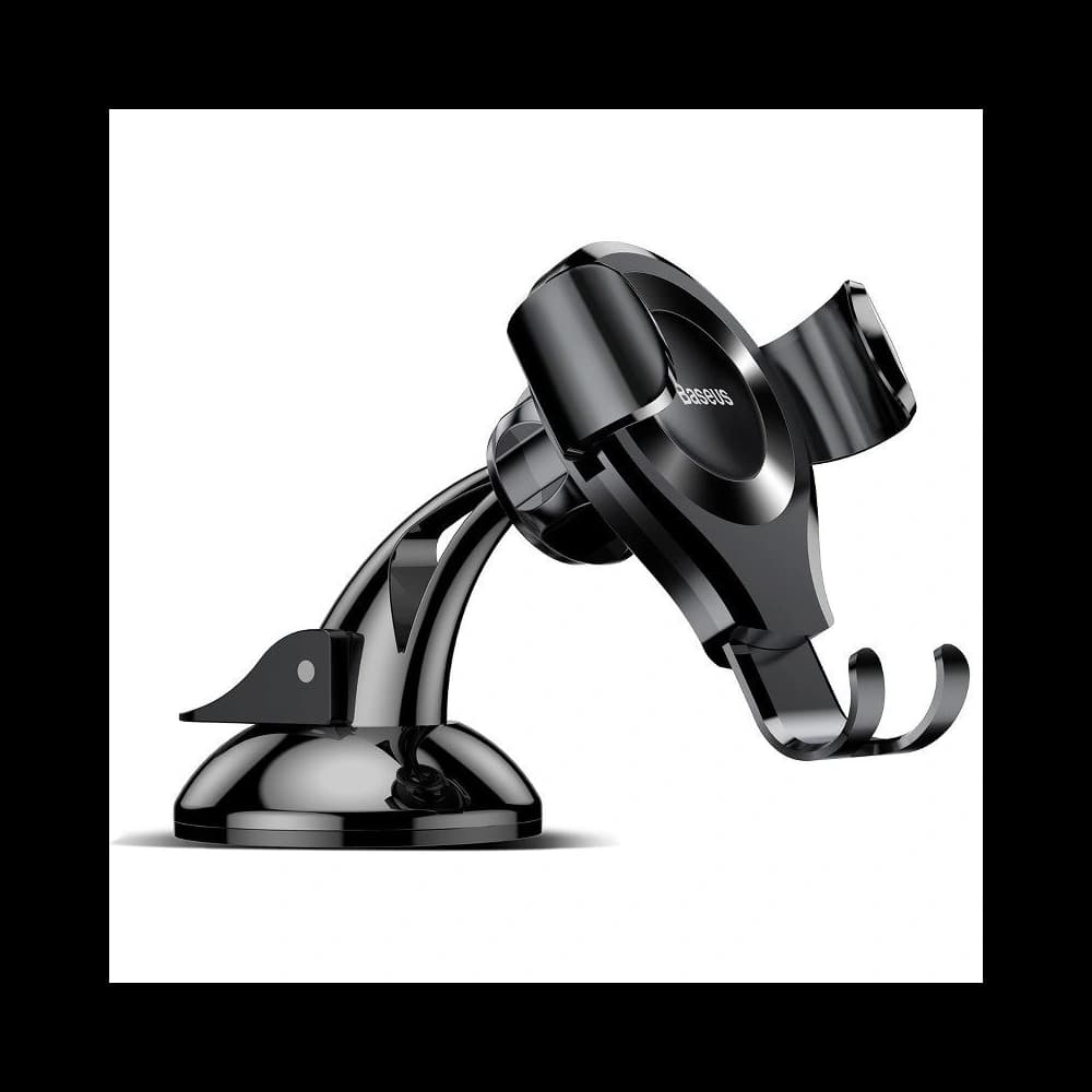 Suport auto gravitațional Baseus Osculum pentru telefon (negru) - 3