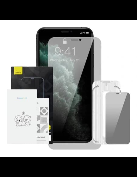 Edzett üveg Baseus Crystal Privacy Protection 0.3mm Apple iPhone XS/X