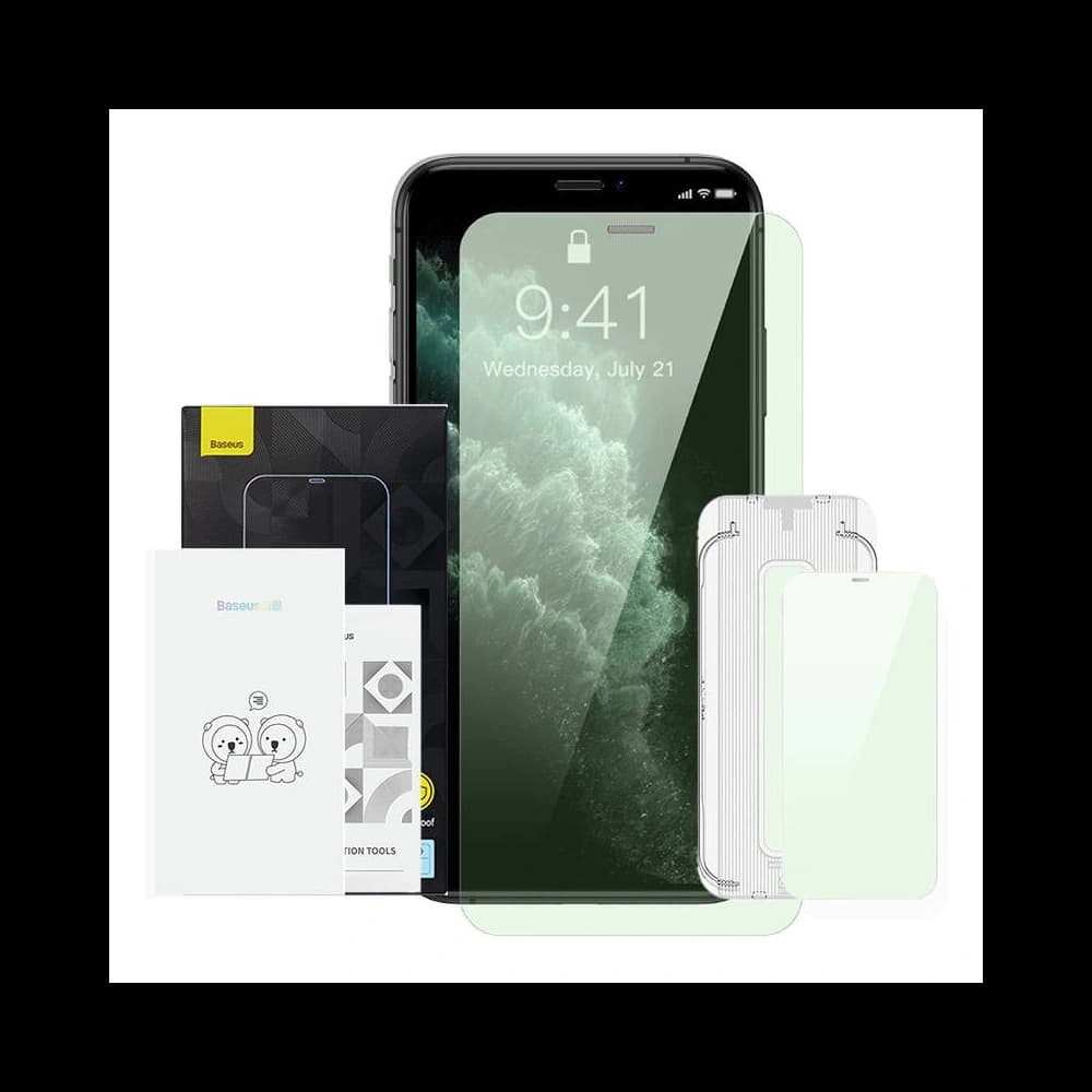 Edzett üveg Baseus Crystal Eye-Protection 0.3mm Apple iPhone X/XS