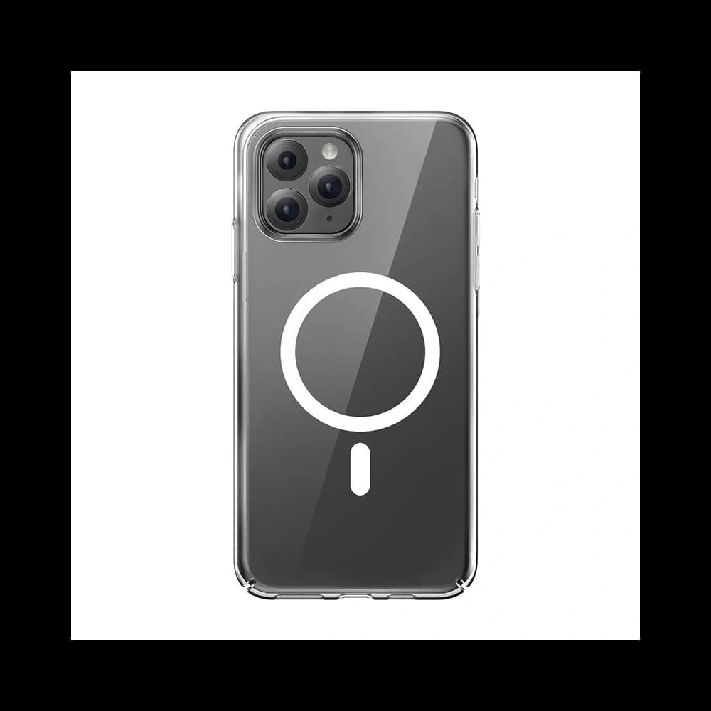 Baseus Apple Carcasă Magnetic Crystal Clear iPhone 11 Pro Max (transparent) + sticlă călită + kit de curățare - 2