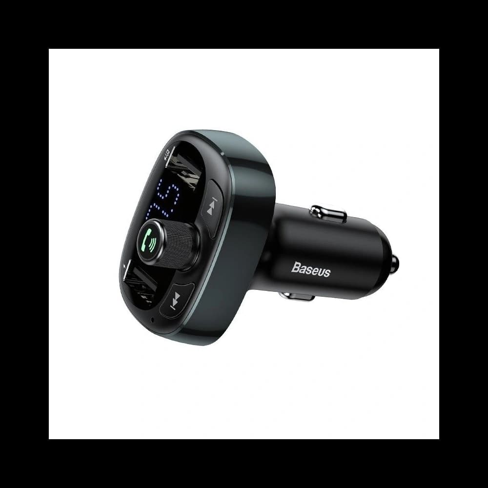 Baseus Transmițător FM cu Bluetooth USB microSD (albastru) - 6