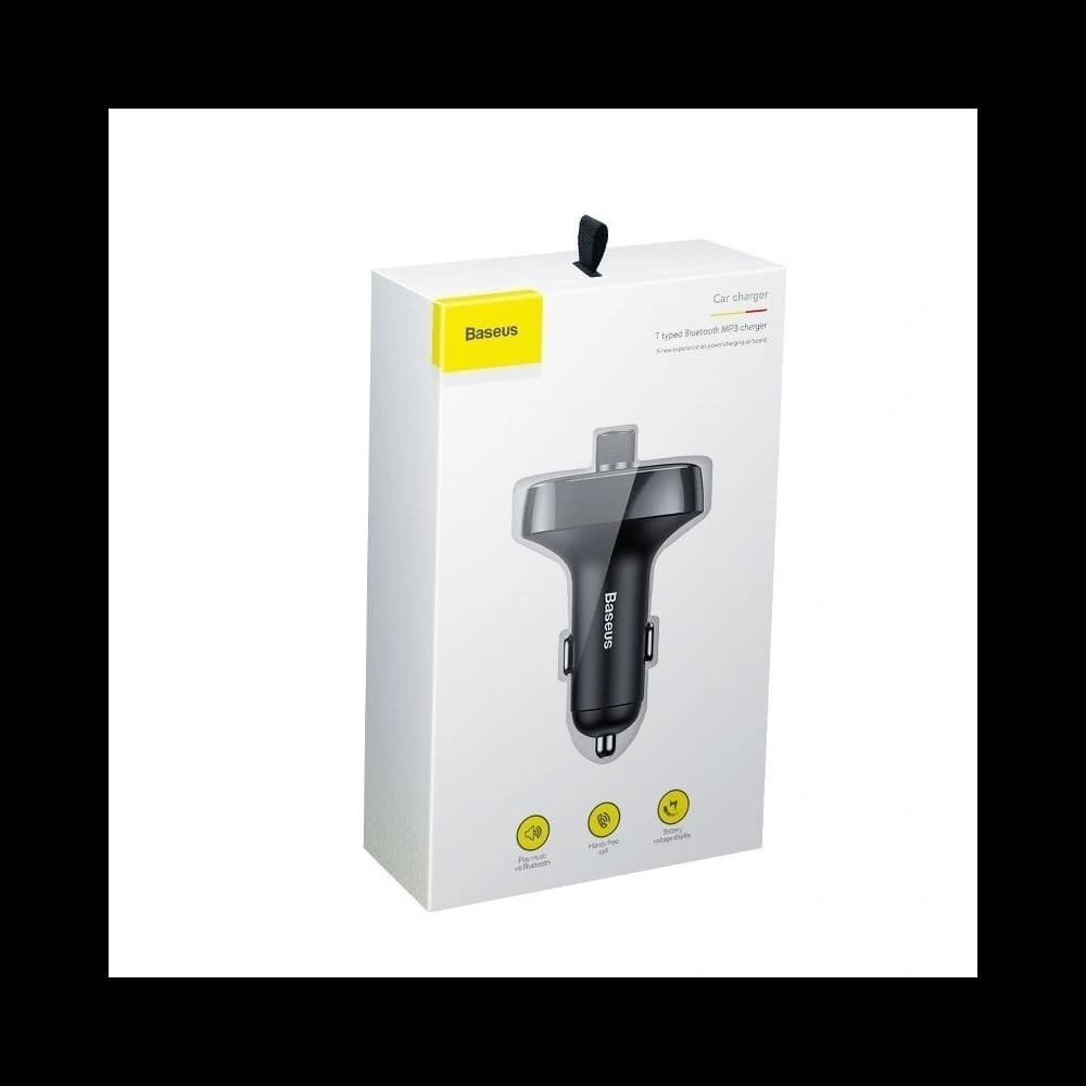 Baseus Transmițător FM cu Bluetooth USB microSD (albastru) - 7