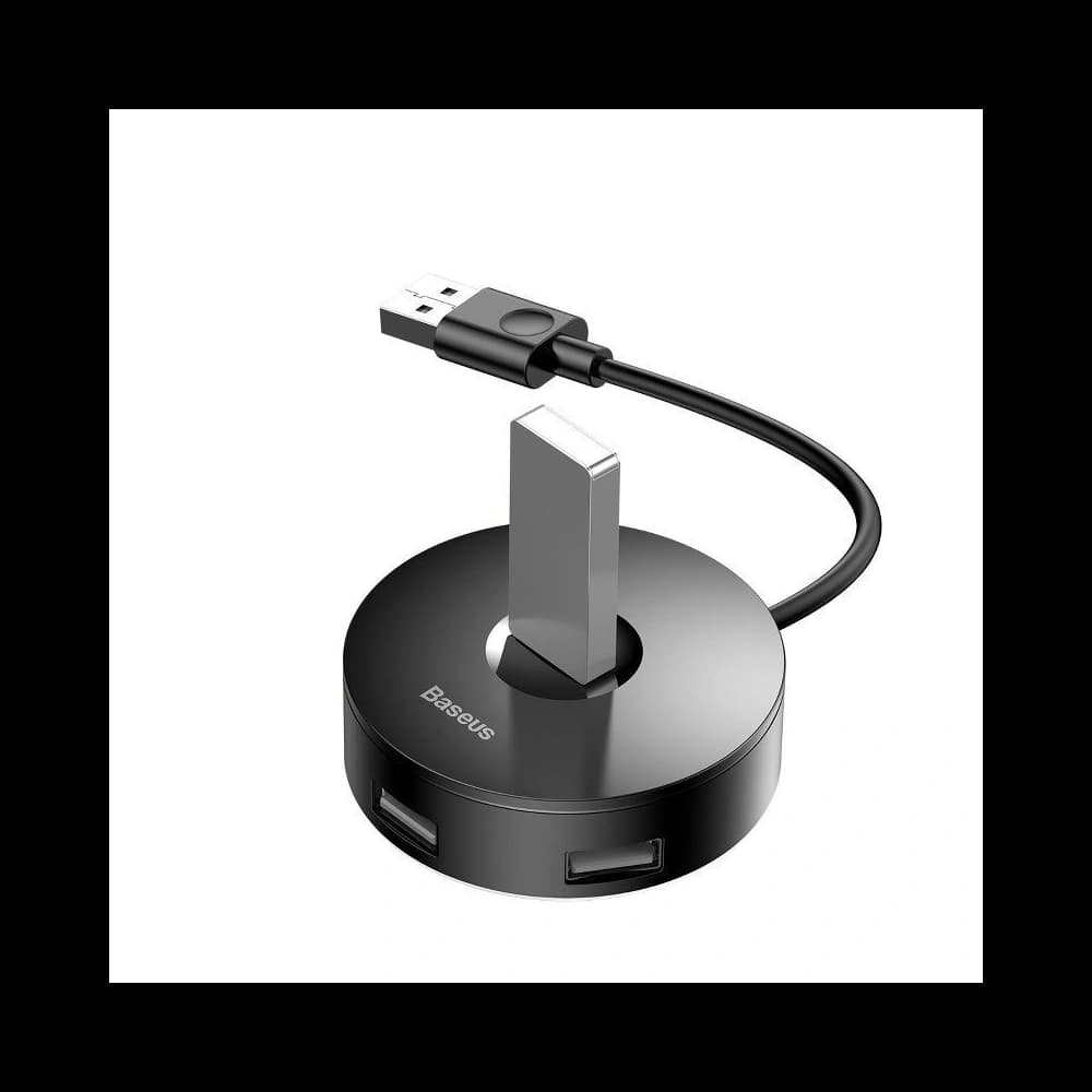 Hub 4w1 USB la USB 3.0 + 3x USB 2.0 Baseus 15cm (negru) - 5