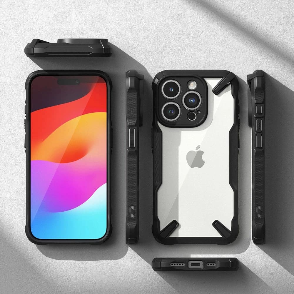Case Ringke Fusion-X Magnetic MagSafe Apple iPhone 15 Pro Max Matt Schwarz - 6
