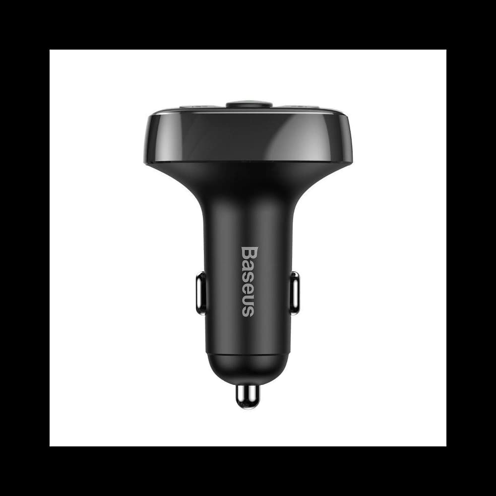 Transmițător FM Baseus T tip Bluetooth 2xUSB microSD Negru - 3