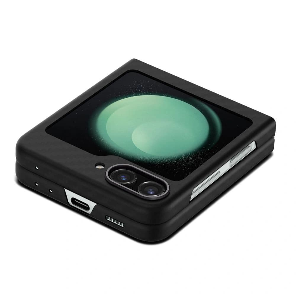 Case Spigen Airskin Pro Samsung Galaxy Z Flip5 Schwarz - 5